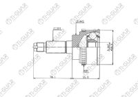 ШРУС TG-9224Z43/SU-024A43 * Ti-Guar