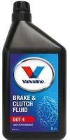 Тормозная жидкость BRAKE &amp; CLUTCH FLUID DOT-4, (1л.), 883461 VALVOLINE (ИМПОРТ)