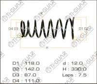Пружина C4T-27602 / TG-CSS0014* Ti·GUAR