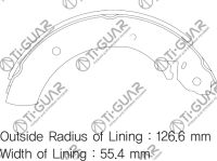 Тормозные колодки TG-4808/FN1879* Ti·GUAR