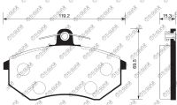 Тормозные колодки TG-0018/PN0018* Ti·GUAR