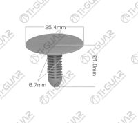 Клипса пластиковая крепежная TG-CLIP019 / KJ-1187 * Ti-Guar