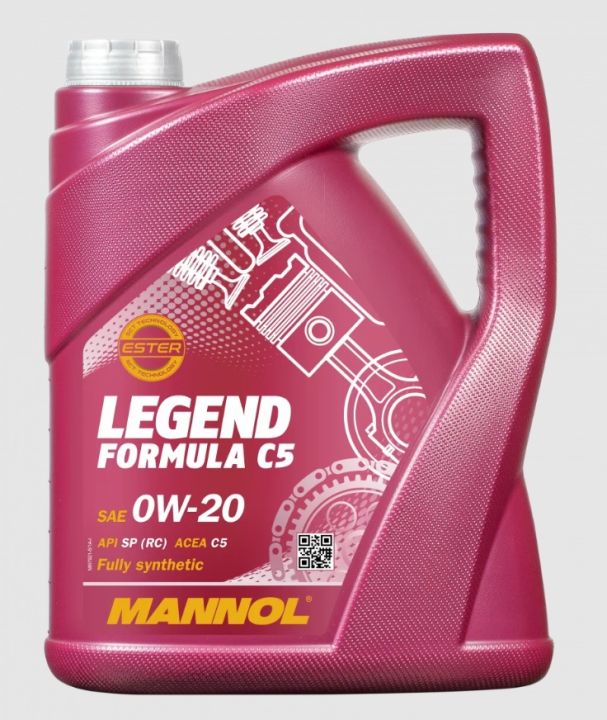 Mannol LEGEND Formula C5 SAE 0W20 5л синт. / 7921 (79215) (ИМПОРТ)